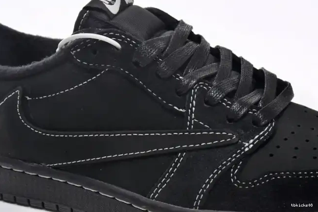 Rep TBkick Scott x Air Black OG Phantom Low 1 Jordan DM7866-001 Travis 0603